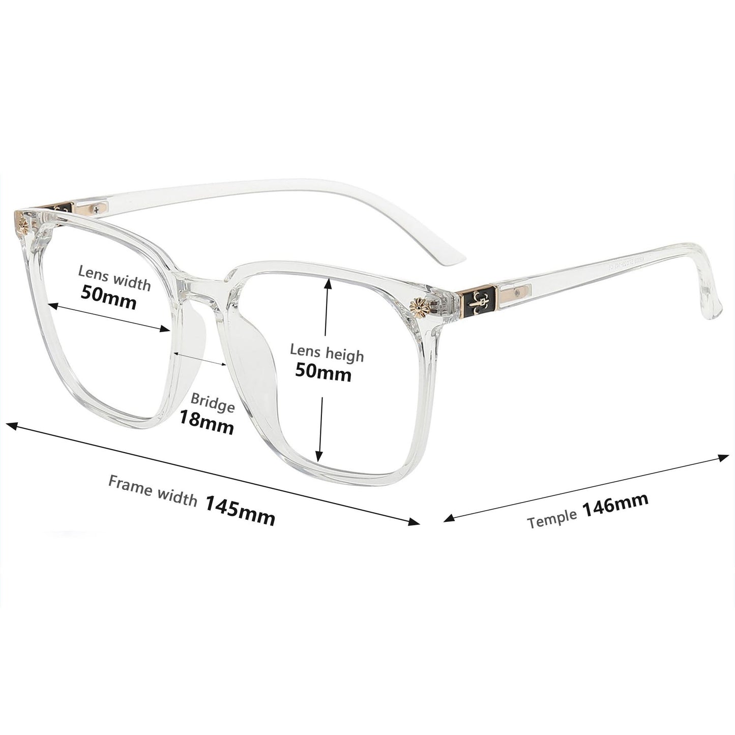 Fondvue Square Glasses #FV101