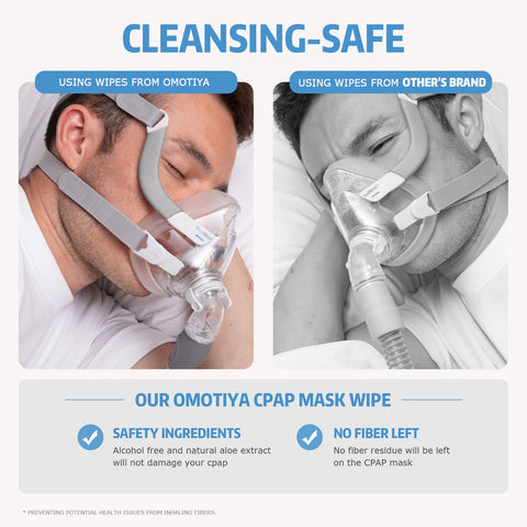 CPAP Mask Wipes, 160 Count Super Jumbo Pack, FSA/HSA Eligible, Extra Large & Moist, Unscented, Lint Free, Alcohol Free, Cleansing-Safe, Cleaning Wipes for Mask, CPAP Machine & Supplies, 2-Pack